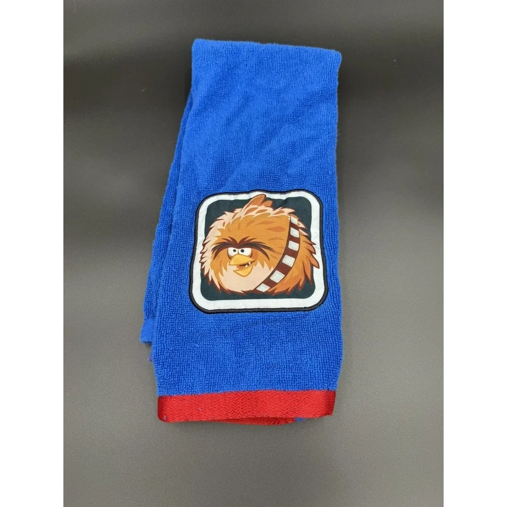 ANGRY BIRDS STAR WARS 2012 LOT OF 2 CHEWBACCA HAND TOWELS 16